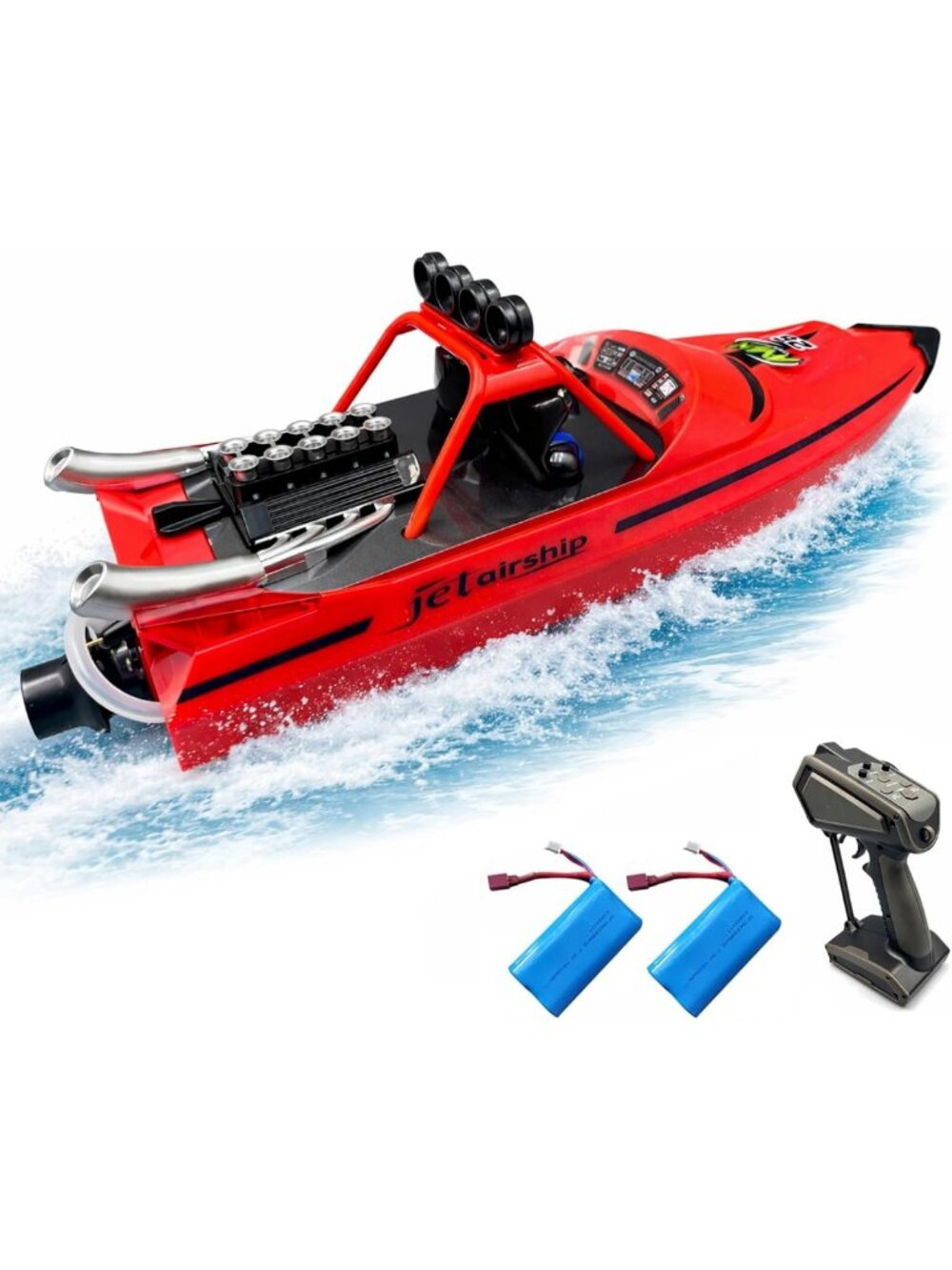High-Speed RC Racing Boat, 30Kph Remote Control Jet Boat with Powerful